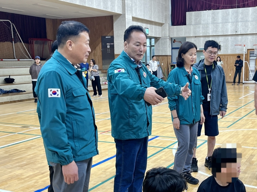 청주시의회 김현기 의장, 집중호우 긴급점검