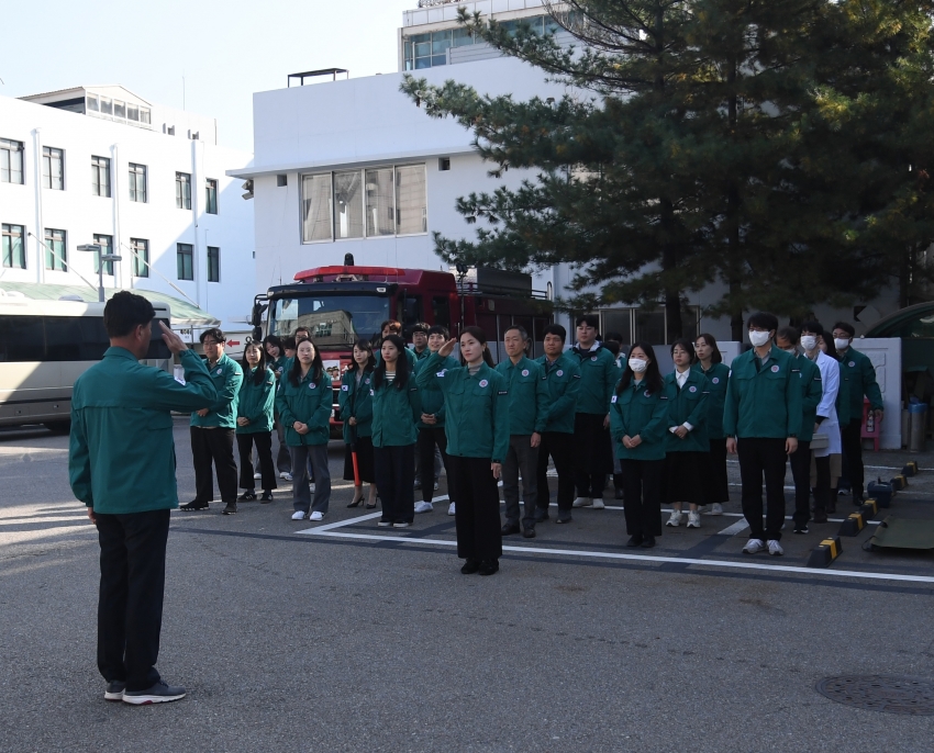 청주시의회-영운119안전센터, 화재대비 합동 소방훈련 실시