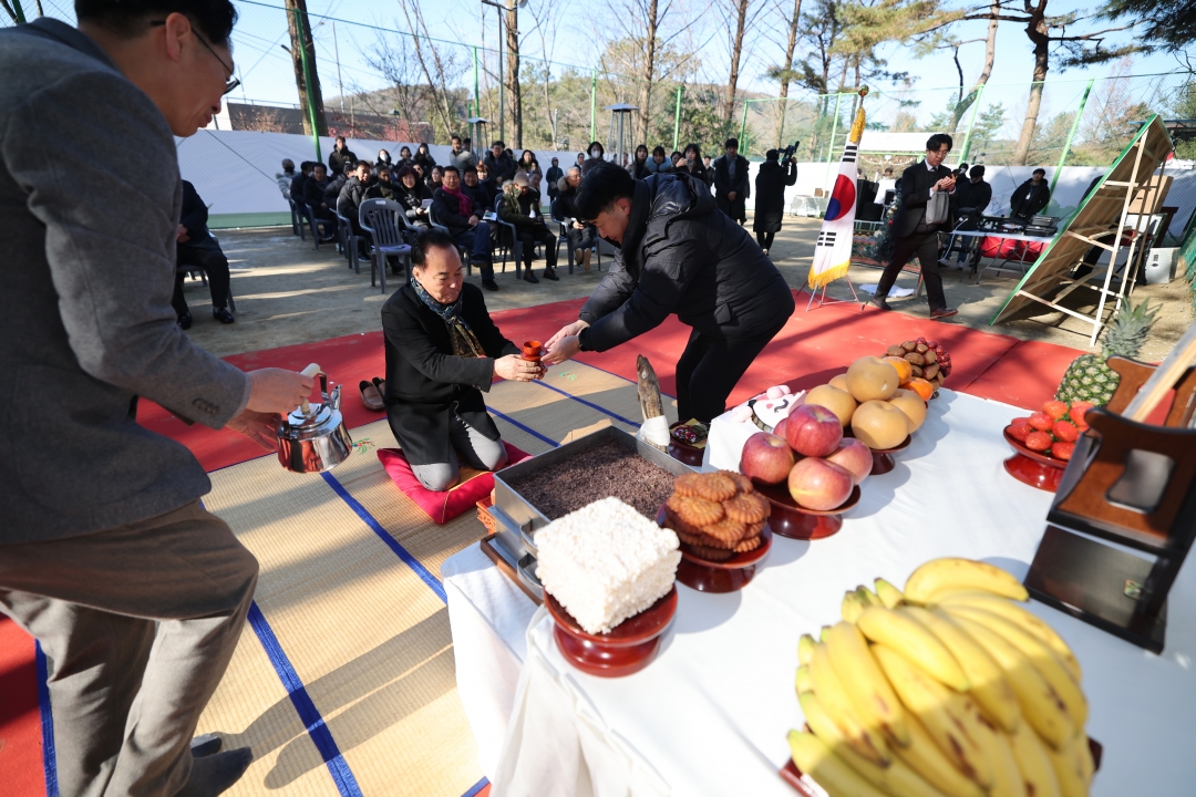 옥화짚트랙 준공식 및 시승행사 2번째