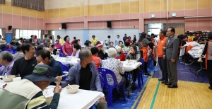 강내면 사랑의 밥차 행사 2번째