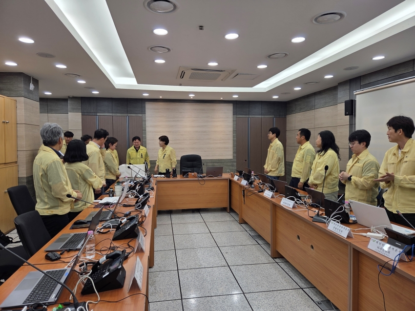 임은성 청주시의회 의장, 집중호우 피해 현장 긴급 점검