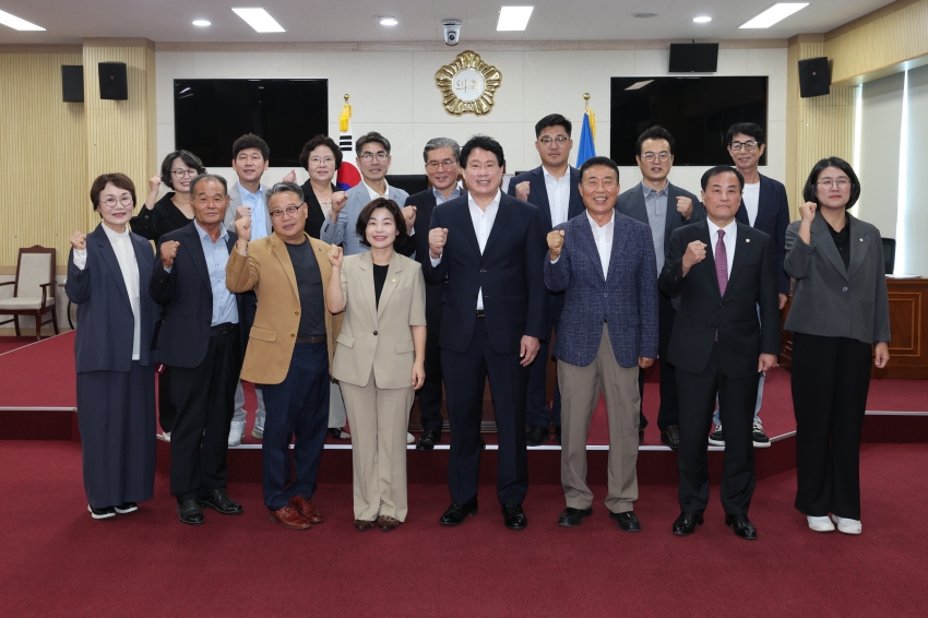 청주시의회 행정안전위원회, 직능단체 간담회 개최