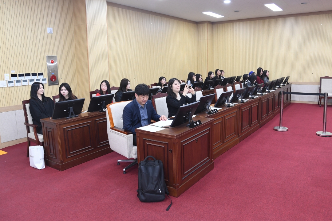 청주대성고등학교 모의의회 활동 3번째