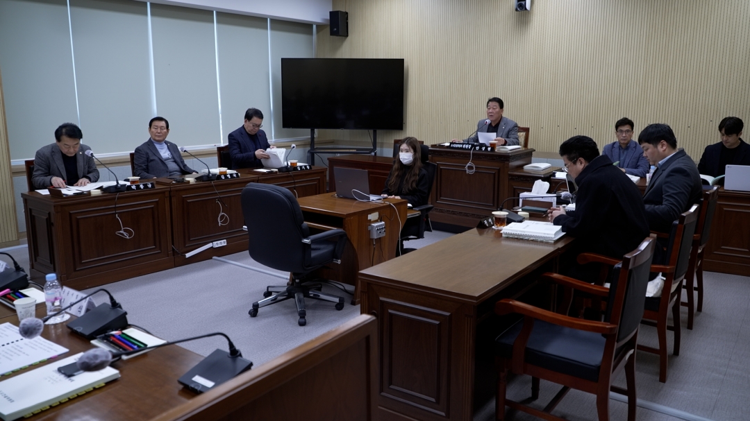 제100회 청주시의회 제2차 도시건설위원회 1번째