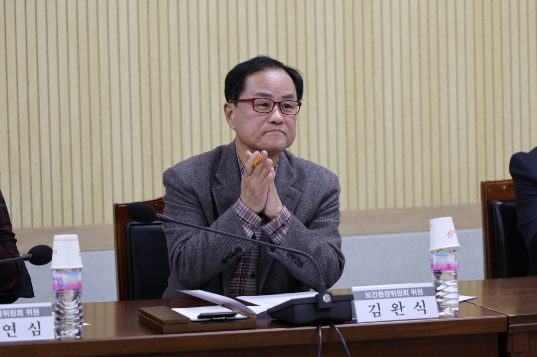 보건환경위원회 음식물류폐기물 수집운반 대행업체와 간담회 6번째