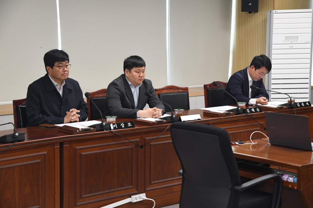 제102회 청주시의회(임시회) 의사일정 협의 5번째