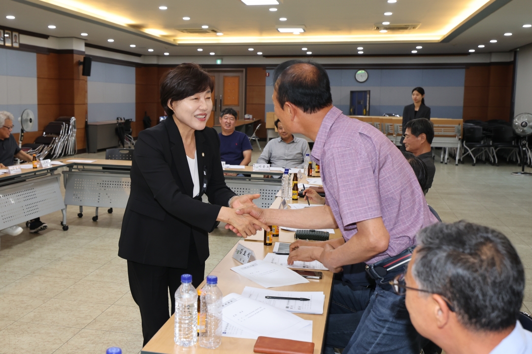 남이면 주민자치위원회 월례회의 5번째