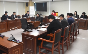 제102회 청주시의회(임시회) 의사일정 협의 1번째