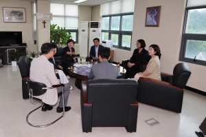 제4대 청주시의회 개원 기념 언론사 순방(CBS충북) 3번째