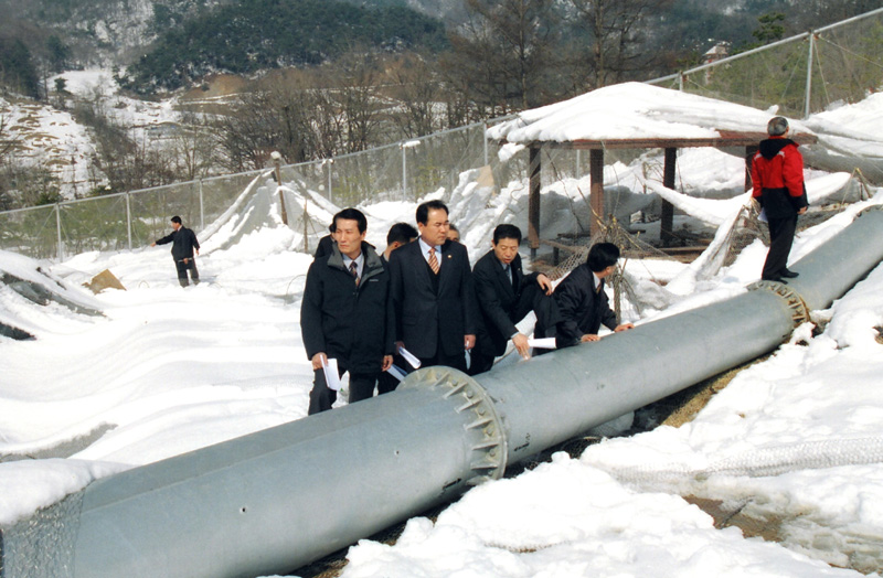 도시건설위원회 청주동물원 조류사붕괴현장 방문 