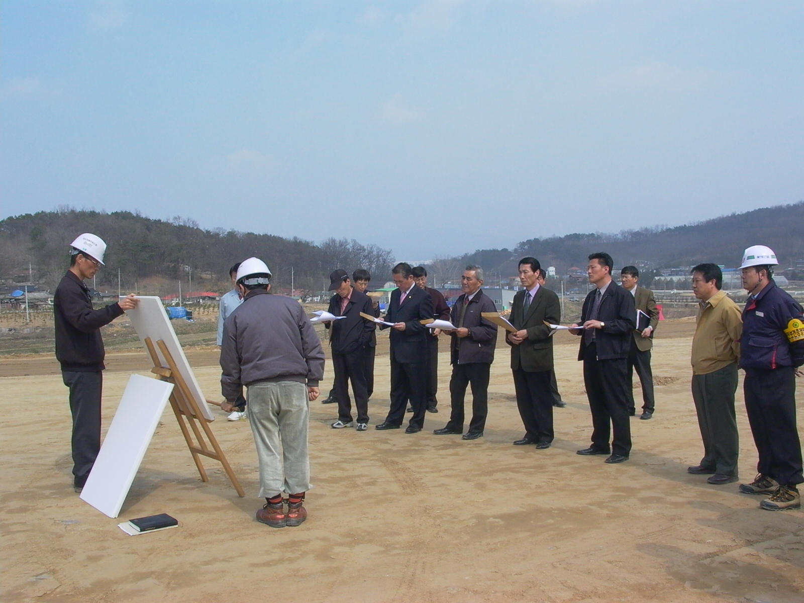 도시건설 3차 우회도로 공사현장방문