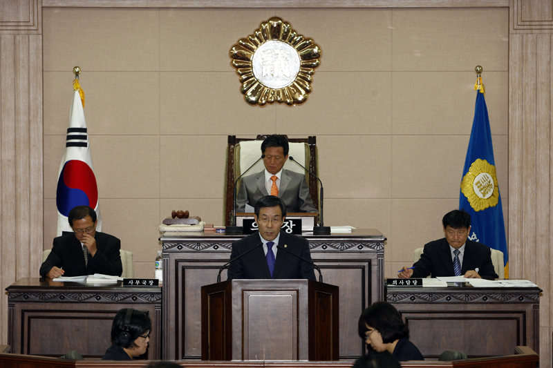 정우철의원, 5분자유발언