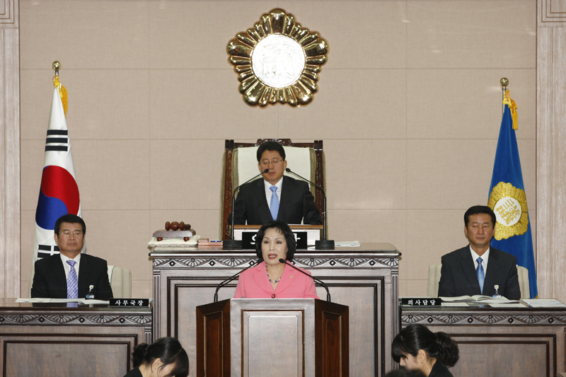 오수희의원, 의안 심사결과 보고